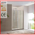 Framing stainless steel double sliding simple shower door